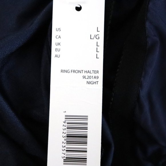 Tahari | Ring Front Halter Solid Tankini Swim Top - Picture 9 of 11